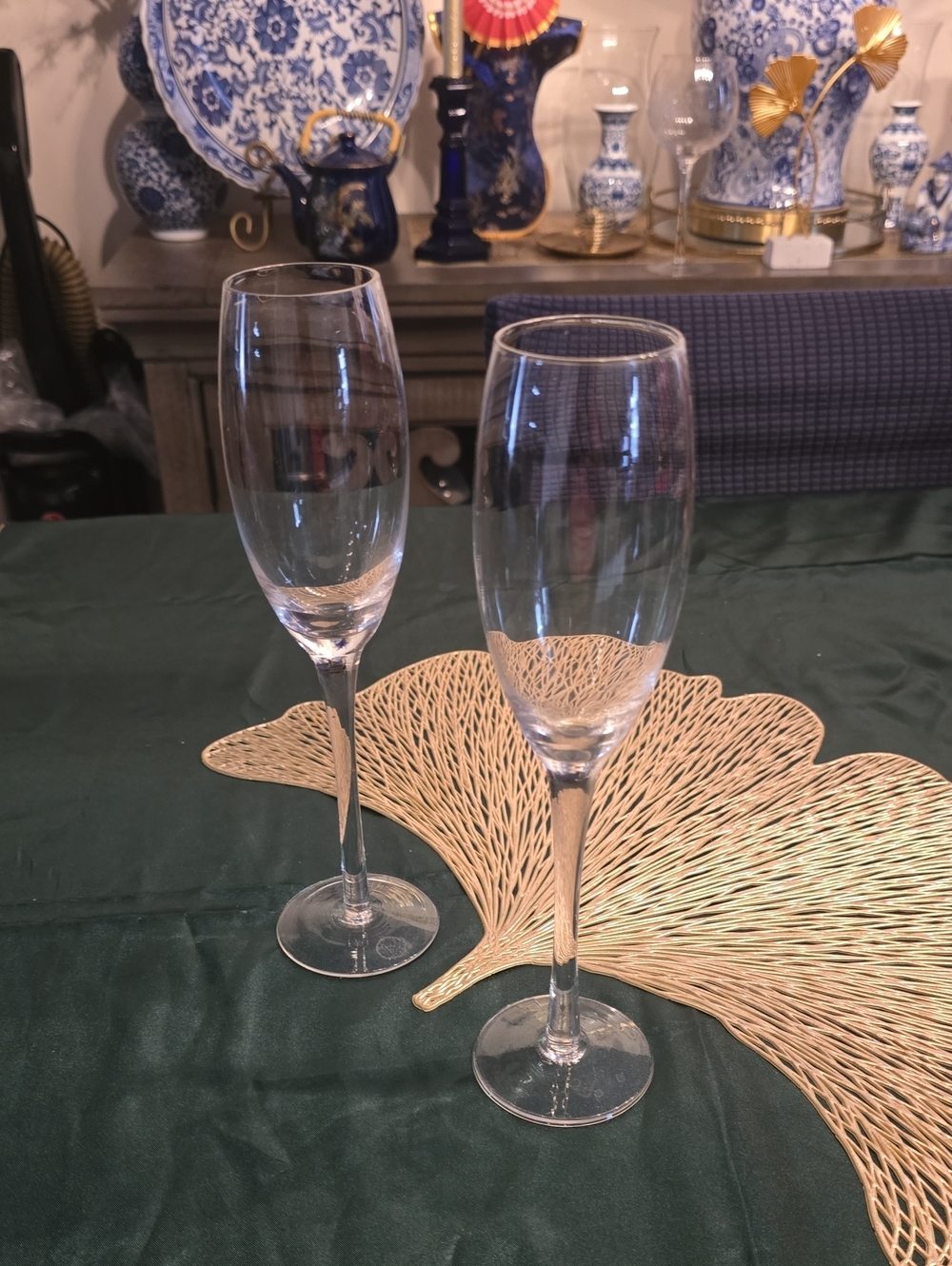 Clear Champagne Flutes - Set of 2